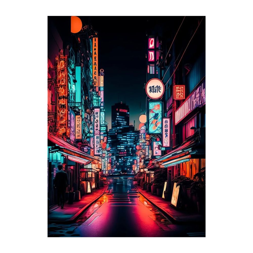 Poster Japonais Ville