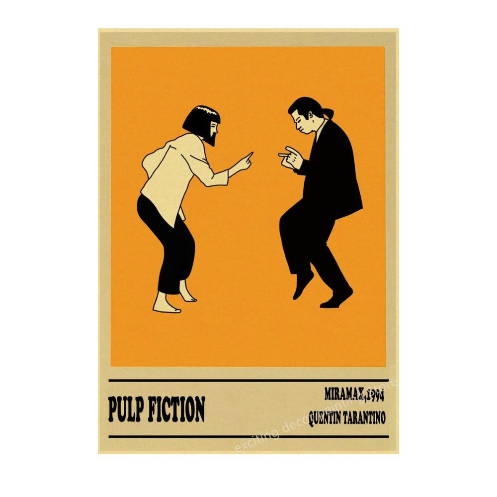 Poster Pulp Fiction Dansant
