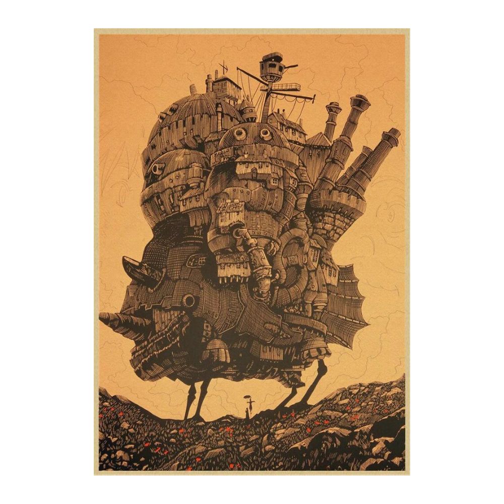 Poster Ghibli Vintage