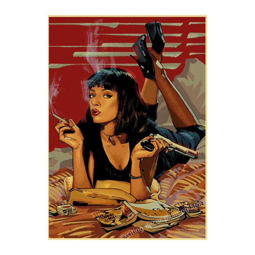Poster Pulp Fiction Mia Wallace