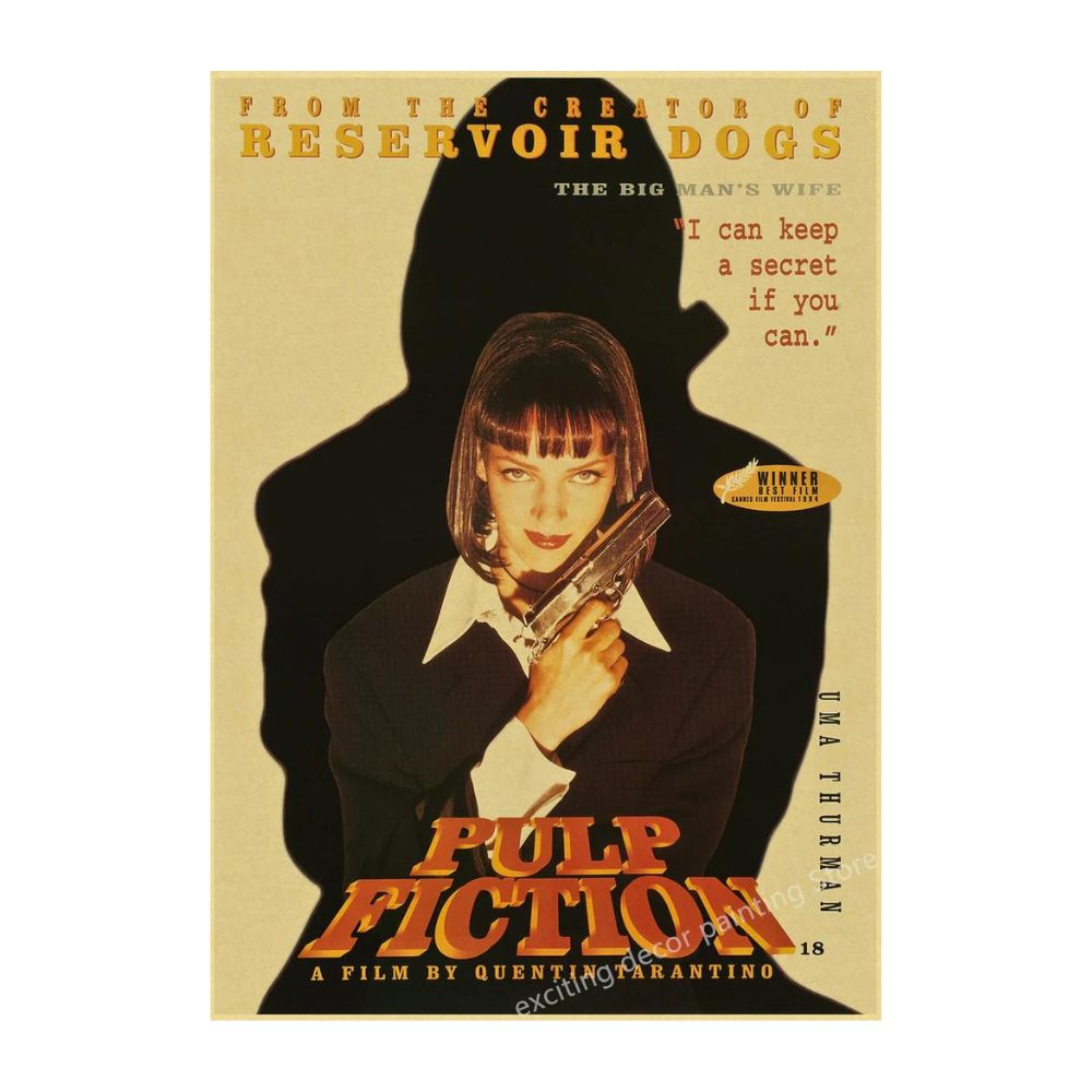 Poster Pulp Fiction Vintage Old