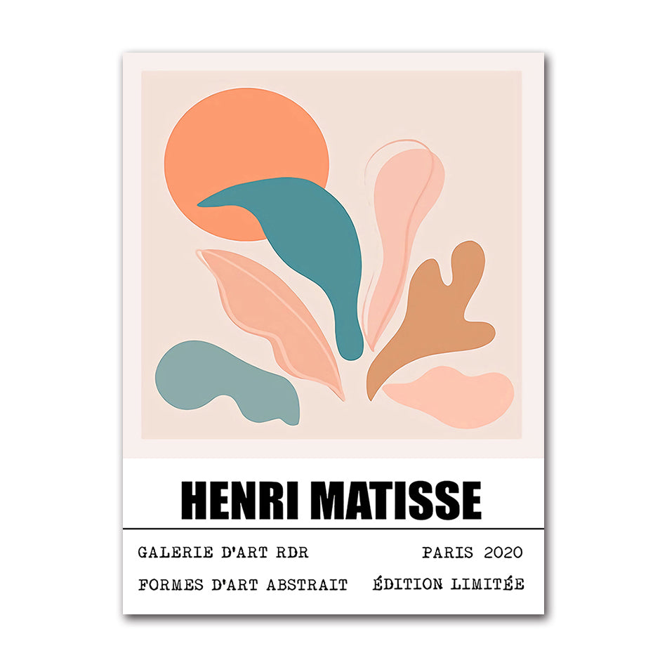 poster abstraite peintres celebres Henri Matisse