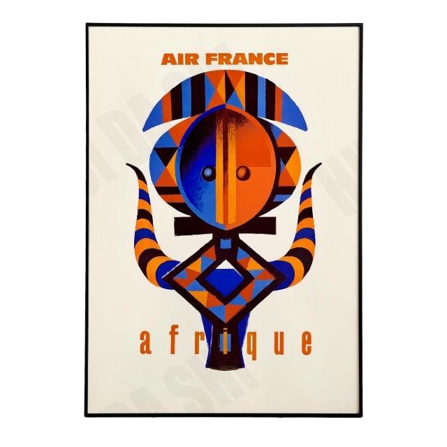 poster Vintage Air France Afrique