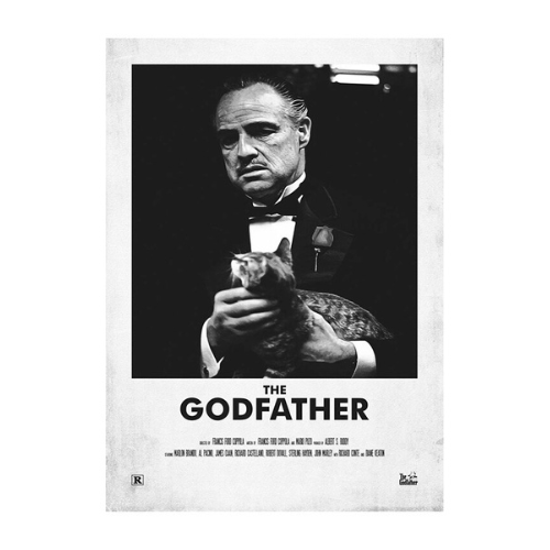 Poster en Anglais Film Godfather