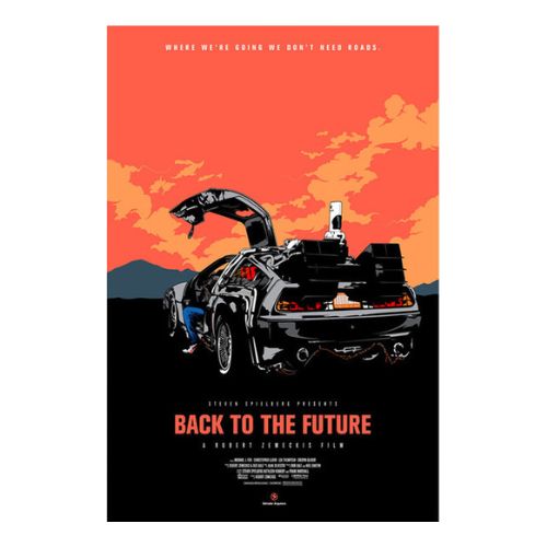 Poster film back to the futur