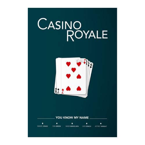 Poster film james bond casino royale
