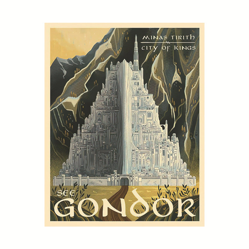 Poster film seigneur des anneaux gondor