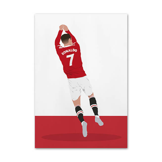 Poster footballeur ronaldo