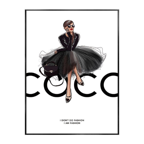 Poster Luxe Coco Chanel