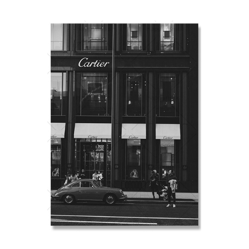 Poster Luxe Voiture Cartier