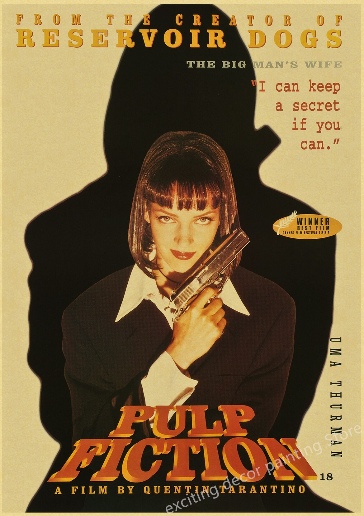 poster vintage pulp fiction