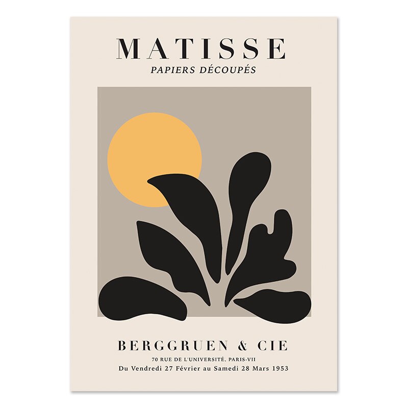 poster Matisse Jaune