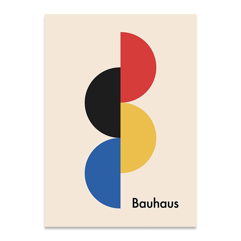 Poster Bauhaus Exposition Couleur