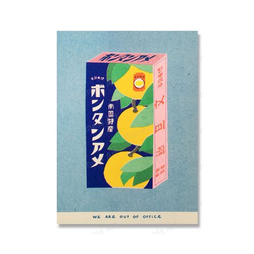 Poster Produit Japonaise Coloré