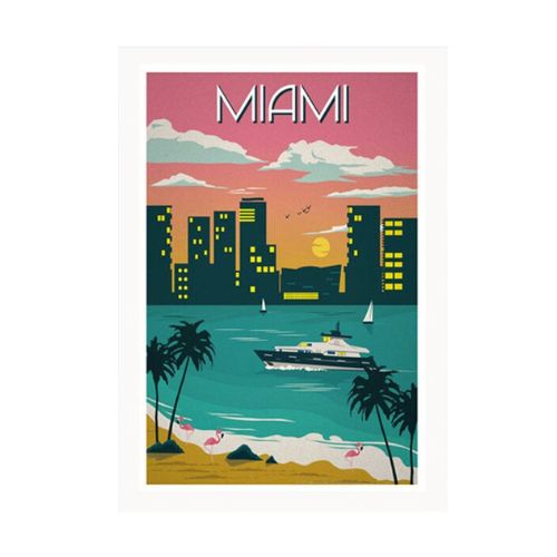 poster Ville du Monde Miami
