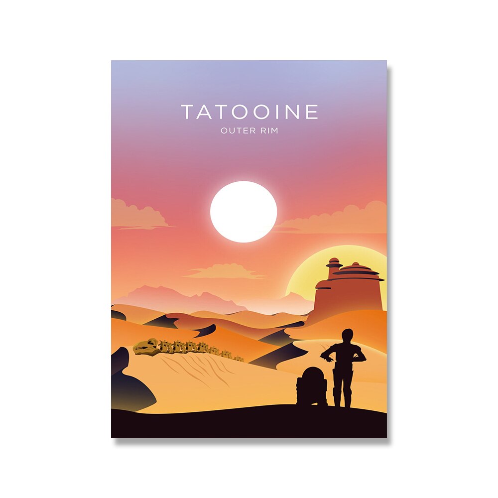 Poster Star Wars Tatooine