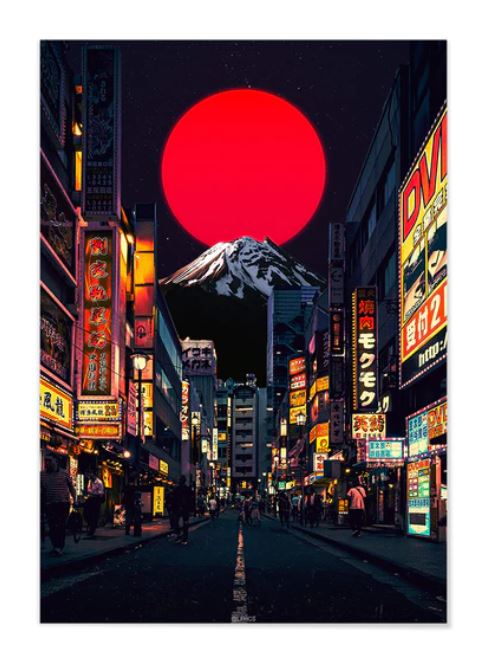 Poster Japonais Moderne