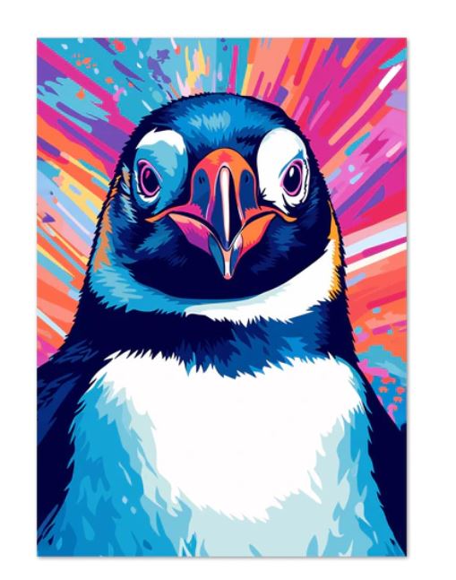 Poster Penguin Pop Art