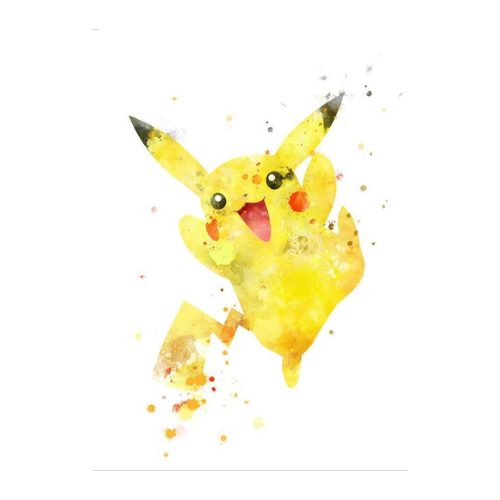 Poster Pokemon Carte Pikachu