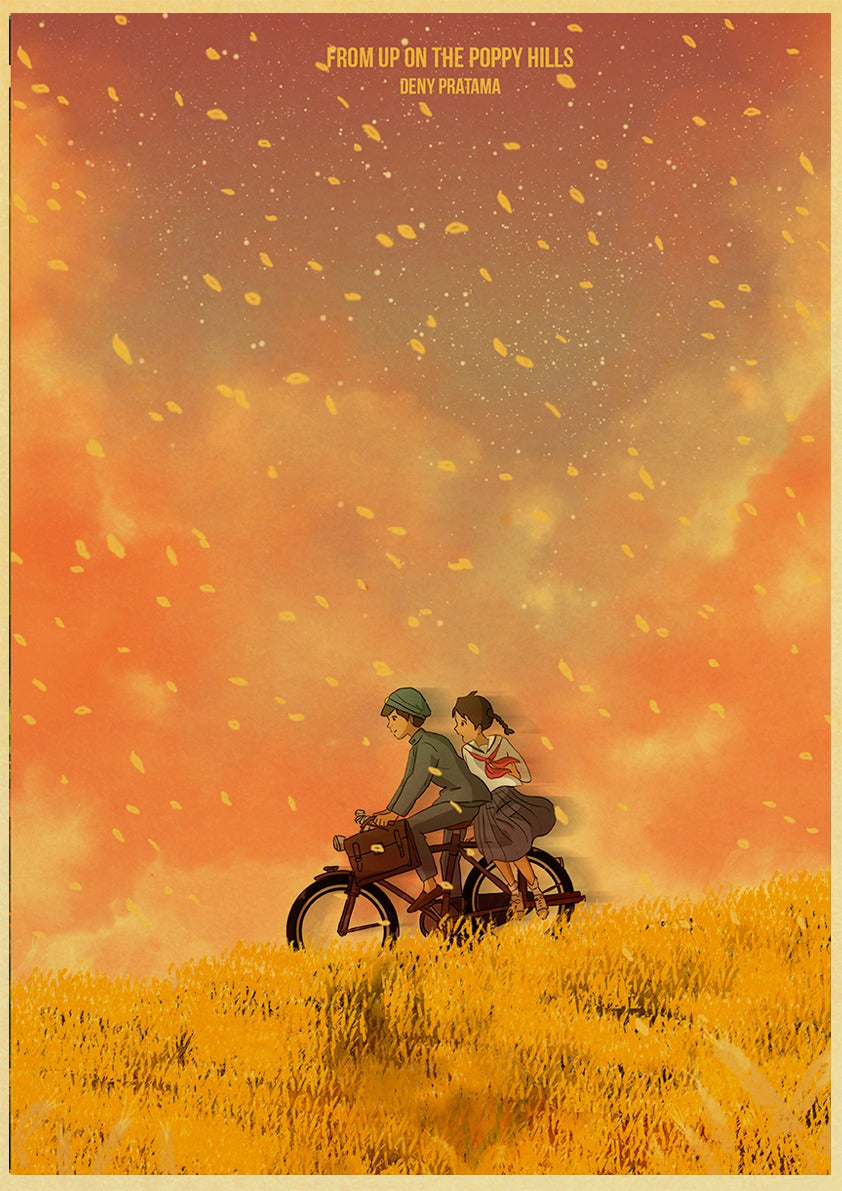 poster ghibli from up on poppy hill