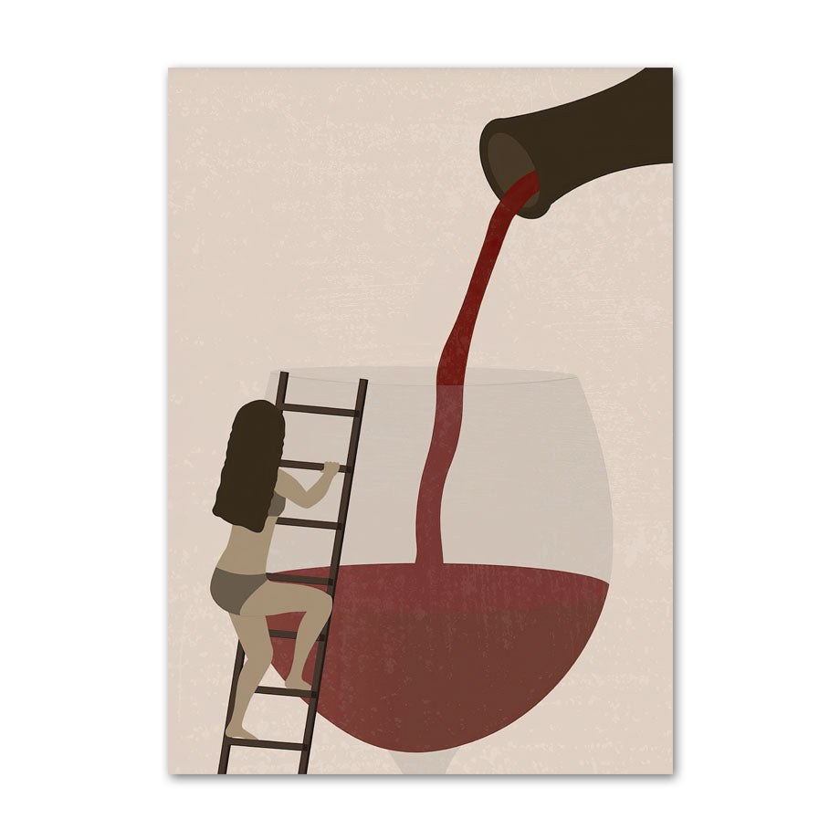 Poster Vin Abstraite