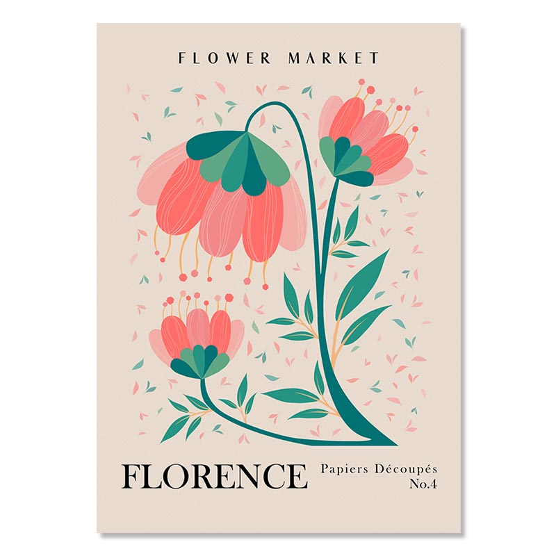Poster nature fleurs florence