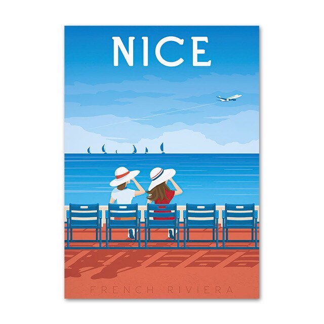 poster Ville De France Nice