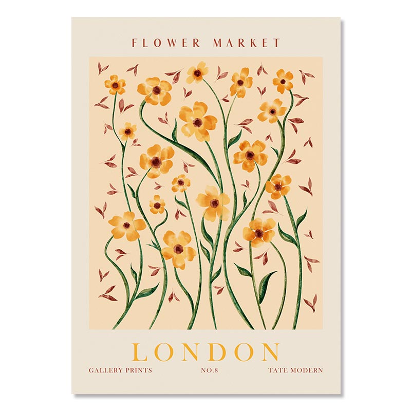 Poster nature fleurs london