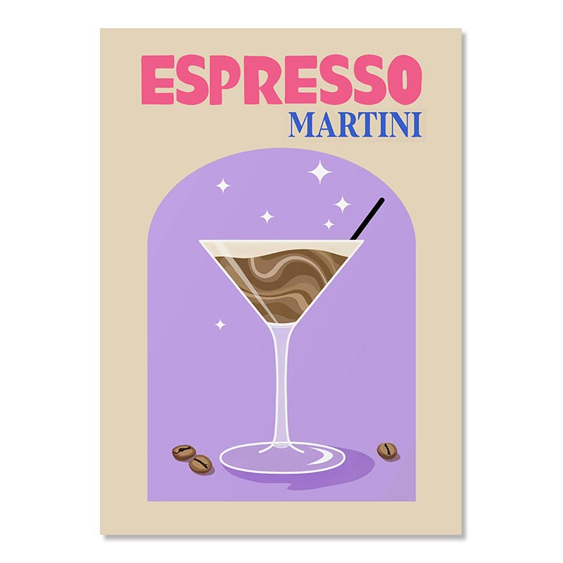 Poster Cuisine Cocktail Espresso Martini