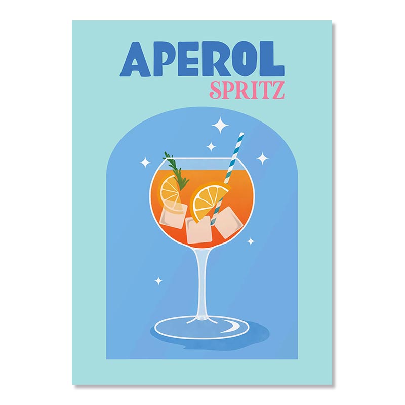 Poster Cuisine Cocktail Aperol Spritz