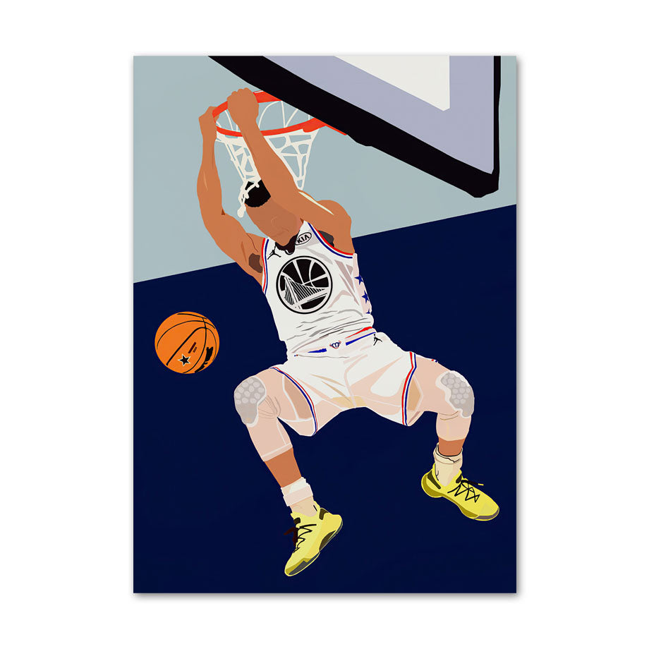 Poster Sport Basket Minimaliste