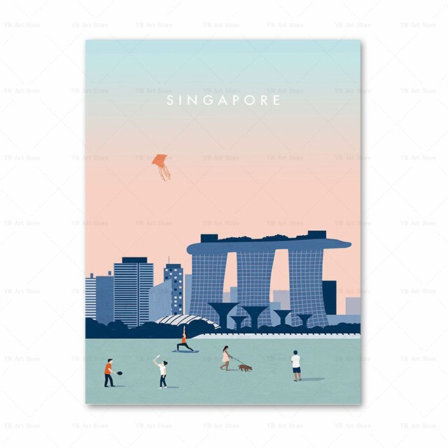 poster Ville de Demain Singapour