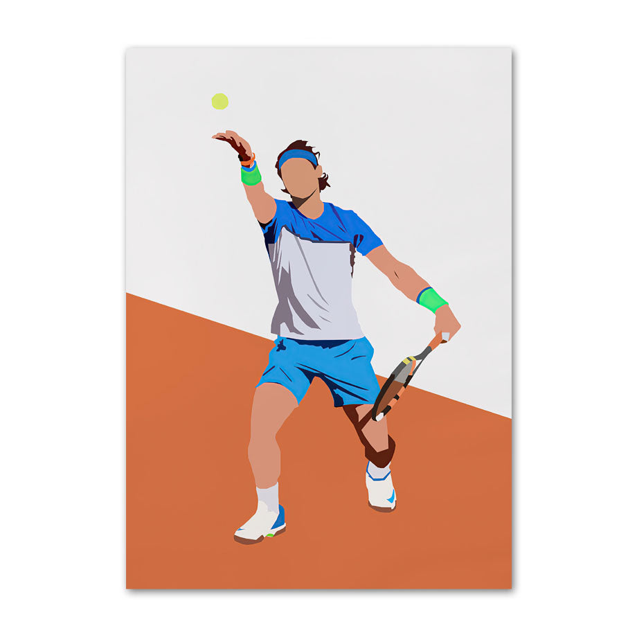 Poster Sport Tennis Minimaliste