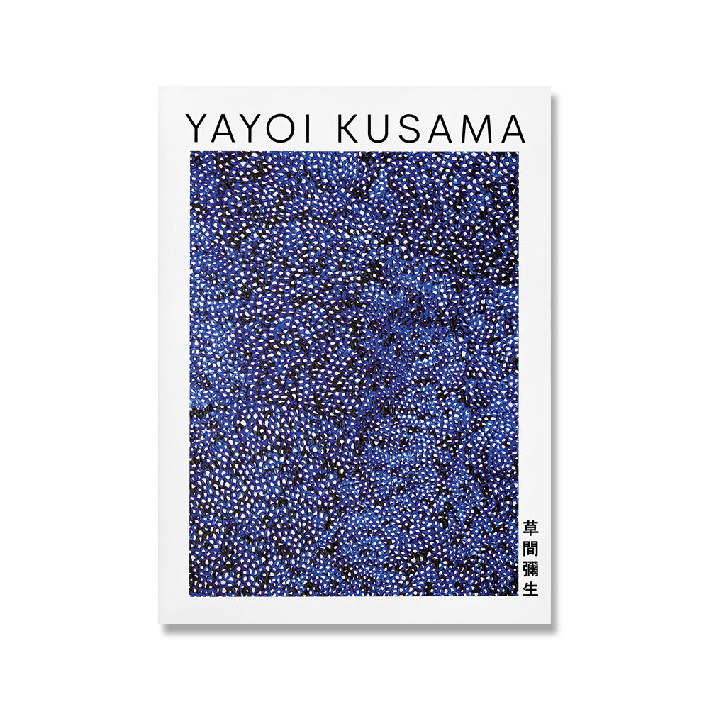 Poster colorée yayoi kusama