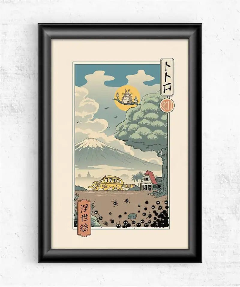 Poster Ghibli Dessin Voisin Totoro